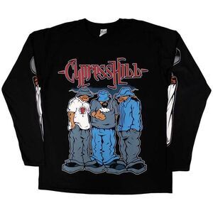 Cypress Hill Unisex Adult Blunted Long-Sleeved T-Shirt / Black